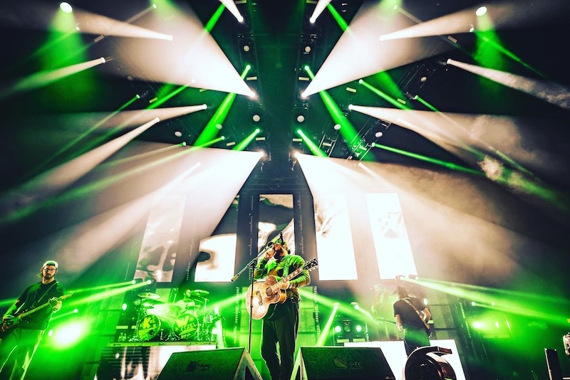 Matthew Row Creates Unique Looks for Koe Wetzel with Hoopty Lights and Chauvet Professional